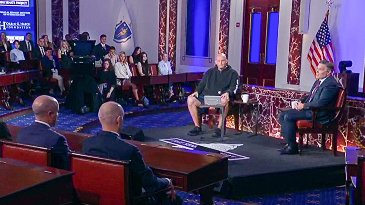 McCormick and Fetterman sitting