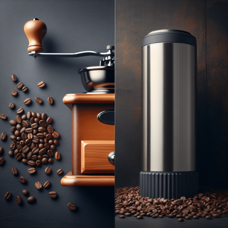 moedor de café manual ou elétrico: qual é a melhor opção para você?