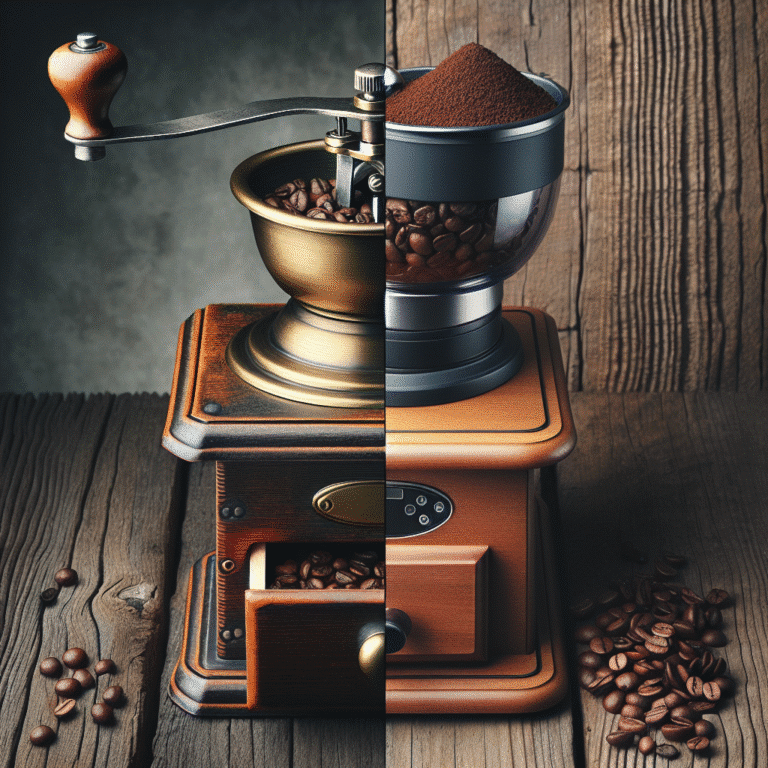 moedor de café manual ou elétrico: qual é a melhor opção para você?