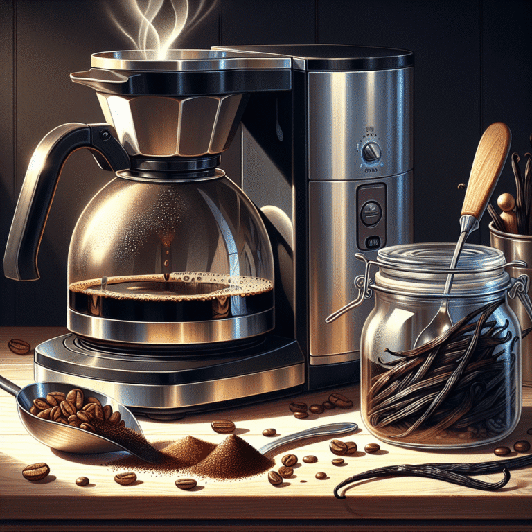 como fazer café aromatizado com baunilha em casa