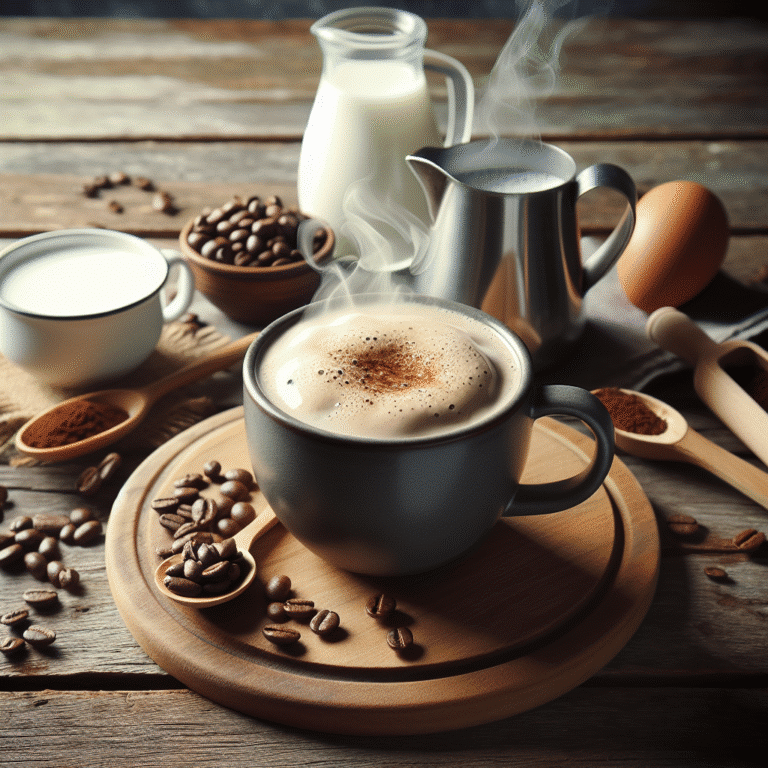receita de café com leite cremoso