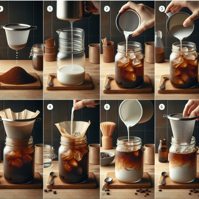 passo a passo para fazer café gelado com leite
