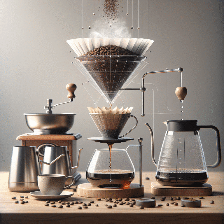 preparo de café filtrado perfeito