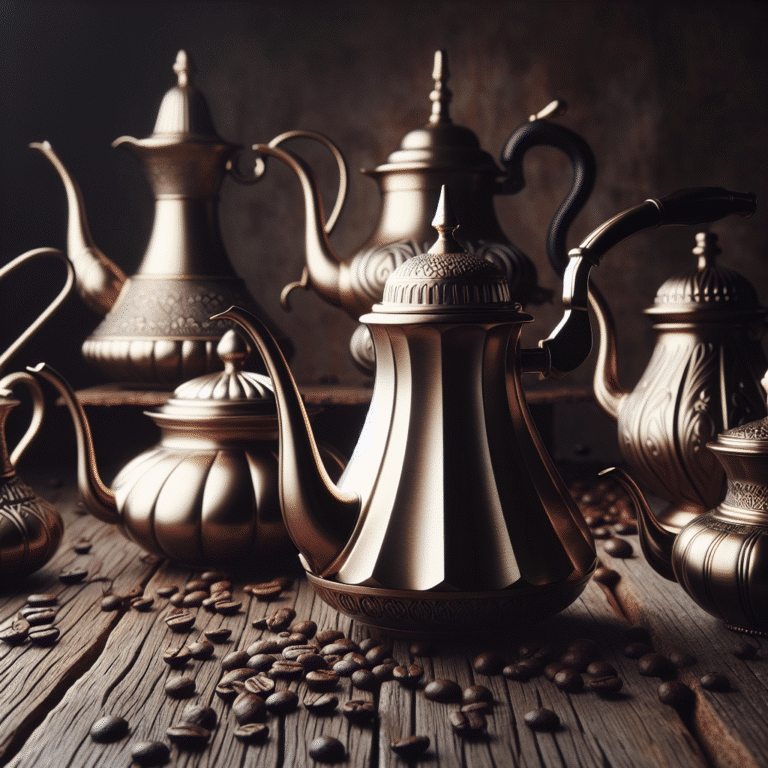 chaleiras com bico fino para coar café