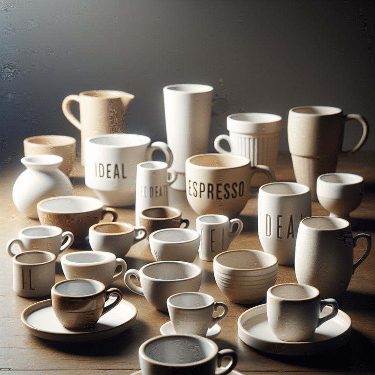 xícaras ideais para café expresso