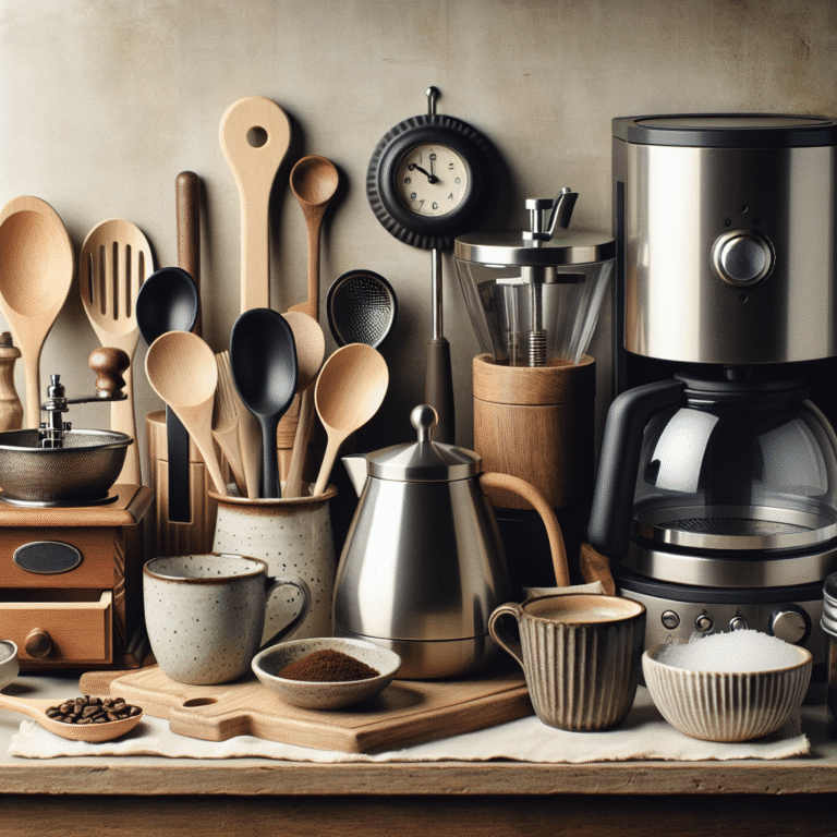 utensílios essenciais para café caseiro: o que não pode faltar na sua cozinha